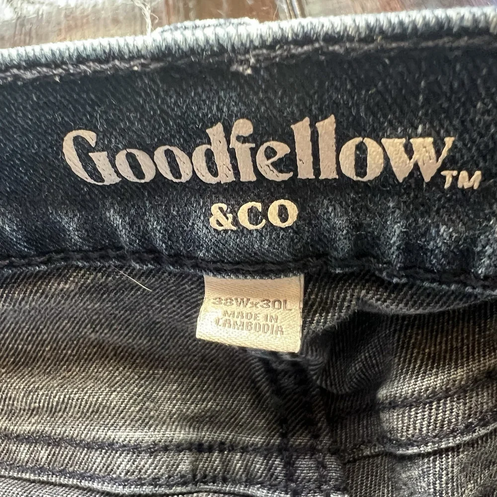 Goodfellow & Co Men's Total Flex Fit Jeans Dark Wash Size 38W X 26” Denim Pants